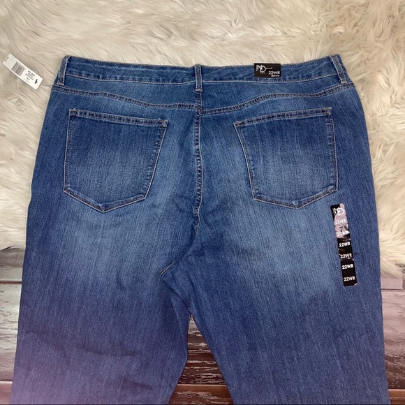 NWT New Directions Curvy Skinny Jeans Women’s 22W - Picture 2 of 4
